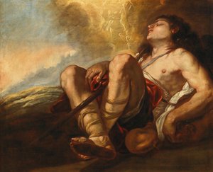 Jaakobin unelma, 1650-luvun alku. tekijältä Luca Giordano