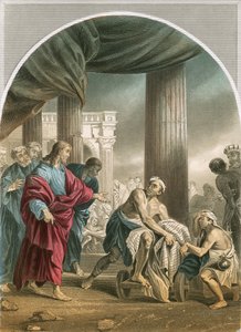 Ihme: "Ja hän nousi ja lähti kotiinsa. tekijältä Luca Giordano