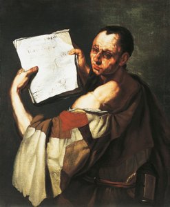 Filosofi tai pyhä (öljy kankaalle) tekijältä Luca Giordano