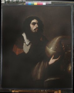 Omakuva kemikaalina tai alkimistina, n. 1660 (öljy kankaalle) tekijältä Luca Giordano
