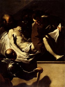 Kristuksen hautaus, noin 1659-1660 tekijältä Luca Giordano