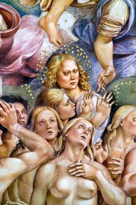 Valittu, Viimeinen tuomio -fresco-syklistä tekijältä Luca Signorelli