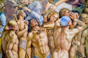 Valittu, Viimeinen tuomio -fresco-syklistä tekijältä Luca Signorelli