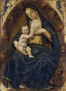 Hoitotyöntekijä Madonna, n. 1482-1485. tekijältä Luca Signorelli