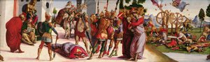 Pyhän Katariina Aleksandrialaisen marttyyrikuolema, noin 1498 tekijältä Luca Signorelli