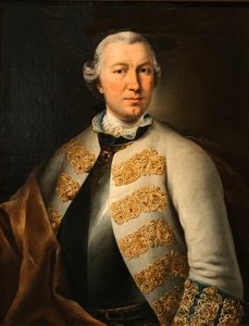 Kreivi Karl von Sieversin muotokuva 1710-1774, 1755.