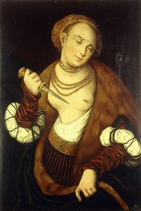 Lucretia, 1548 tekijältä Lucas Cranach