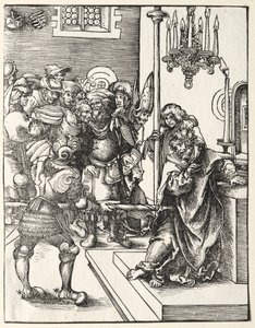 Pyhän Tuomaan marttyyrikuolema tekijältä Lucas Cranach
