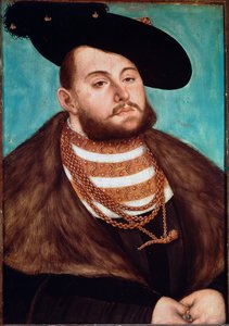 Muotokuva John Frederic II Magnanimesta, Saksin valitsijasta tekijältä Lucas Cranach