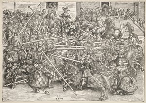 Turnaus lansseilla tekijältä Lucas Cranach