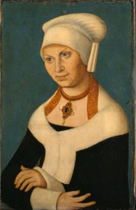 Retrat de la duquessa Bàrbara de Saxònia, 1478-1534 (esposa de Jordi el Barbut) finlandès