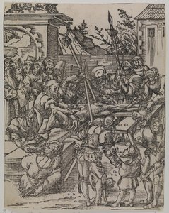 El Martiri de Sant Bartomeu finlandèsEl Martiri de Sant Bartomeu finlandès tekijältä Lucas Cranach d.Æ.