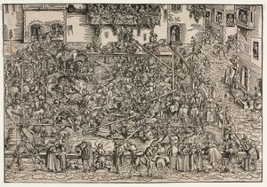 Turnaus, 1506. tekijältä Lucas Cranach the Elder