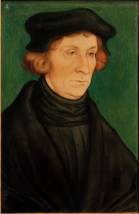 Tutkijan muotokuva (Otto Brunfels) tekijältä Lucas Cranach the Elder