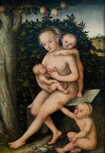 Caritas tekijältä Lucas Cranach the Elder
