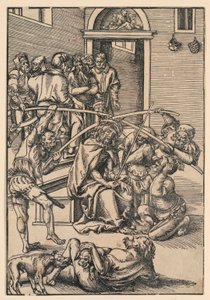 Thorns Crowning of Thorns, kuvitus elokuvasta "The Passion" tekijältä Lucas Cranach the Elder