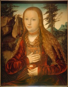 Die Heilige Barbara tekijältä Lucas Cranach the Elder