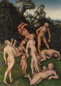 Hopeakauden loppu (?). Noin 1530 tekijältä Lucas Cranach the Elder