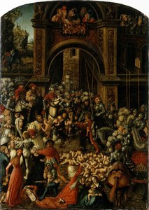 Saksa: Bethlehemitischer Kindermort Viattomien joukkomurha (Bethlehemitischer Kindermort) tekijältä Lucas Cranach the Elder