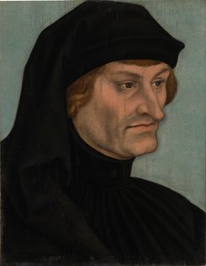 Saksa: Bildnis des Rudolph Agricola Rudolph Agricolan muotokuva tai Johannes Geiler von Kaysersbergin muotokuva. tekijältä Lucas Cranach the Elder