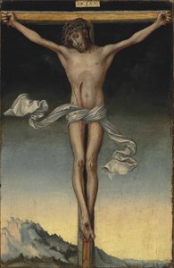 Saksa: Christus am Kreuz Kristus ristillä tekijältä Lucas Cranach the Elder