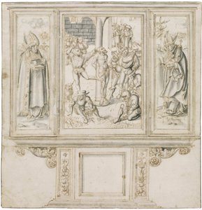 Lucas Cranachin alttarin luonnos tekijältä Lucas Cranach the Elder