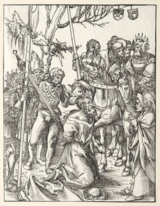 Pyhän Jaakob Suuren marttyyrikuolema. tekijältä Lucas Cranach the Elder