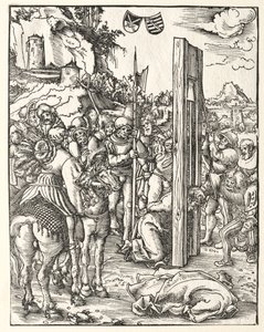 Pyhän Mattiaan marttyyrikuolema. tekijältä Lucas Cranach the Elder