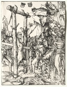 Pyhän Simeonin marttyyrikuolema, n. 151015. tekijältä Lucas Cranach the Elder