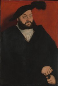Muotokuva Johnista, Saksin perinnöllisestä prinssistä tekijältä Lucas Cranach the Elder