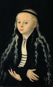 Nuoren tytön muotokuva (oletettavasti Magdalena Lutherin muotokuva) tekijältä Lucas Cranach the Elder