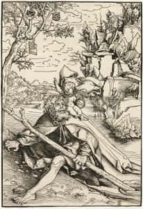 Saint Christopher tekijältä Lucas Cranach the Elder