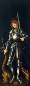 St. George, noin 1514 tekijältä Lucas Cranach the Elder