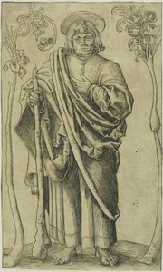Pyhä Juudas, Kristuksen, apostolien ja Paavalin kirjeistä tekijältä Lucas Cranach the Elder