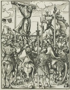 Pyhä Filippus, Apostolien marttyyrikuolemasta. tekijältä Lucas Cranach the Elder