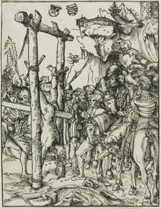 Pyhä Simon, Apostolien marttyyrikuolemasta. tekijältä Lucas Cranach the Elder