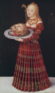 Salomé (öljy puulle) tekijältä Lucas Cranach the Elder