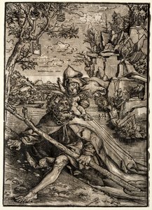 St. Christopher, n. 1509. tekijältä Lucas Cranach the Elder