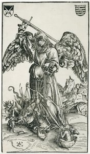Pyhä Mikael tekijältä Lucas Cranach the Elder