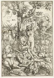 Ihmisen syntiinlankeemus tekijältä Lucas Cranach the Elder