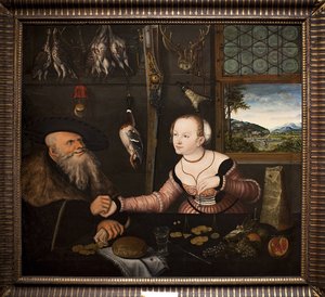 Sairas pari tekijältä Lucas Cranach the Elder