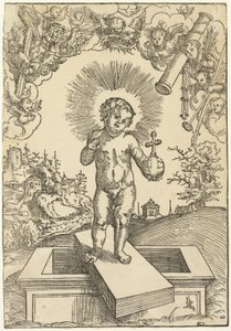 Kristuksen lapsi lunastajana tekijältä Lucas Cranach the Elder