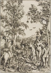Pariisin tuomio tekijältä Lucas Cranach the Elder