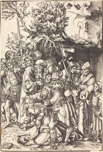 Pyhän Barbaran marttyyrikuolema tekijältä Lucas Cranach the Elder