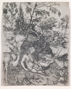Pyhän Johannes Chrysostomosin katumus tekijältä Lucas Cranach the Elder
