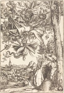 Pyhän Antoniuksen kiusaus tekijältä Lucas Cranach the Elder
