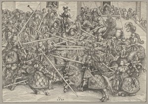 Kolmas turnaus, 1509. tekijältä Lucas Cranach the Elder