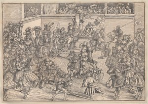 Turnaus, 1509 tekijältä Lucas Cranach the Elder