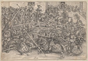 Turnaus, 1509 tekijältä Lucas Cranach the Elder