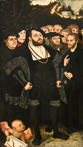 Martin Luther ja Wittenbergin reformaattorit tekijältä Lucas Cranach the Younger